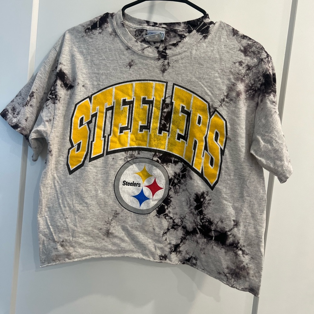 ‘47 Brand Vintage Steelers Crop Tee